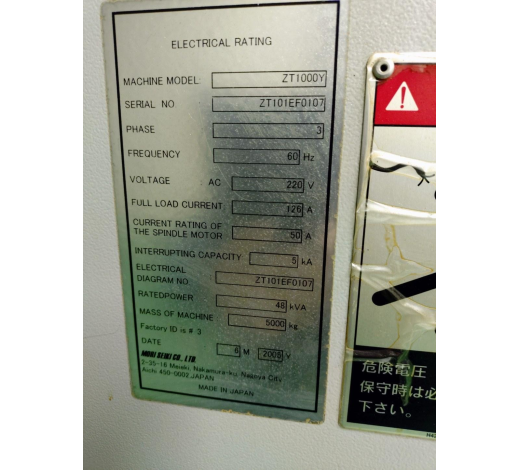 MÁY TIỆN KIM LOẠI CẤP PHÔI TỰ ĐỘNG MORI SEIKI ZT1000Y Fanuc 18i TB 