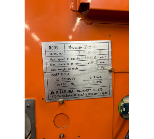 MÁY PHAY KIM LOẠI KITAMURA MYCENTER 2Xi FANUC 16i M
