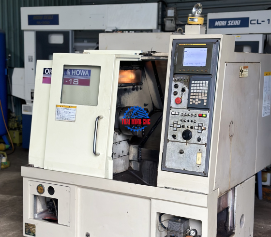 MÁY TIỆN KIM LOẠI OKUMA&HOWA HJ-18 FANUC 21i T