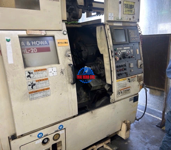 Máy Tiện Kim Loại Okuma&Howa HL-20 Fanuc 18i T No 00856