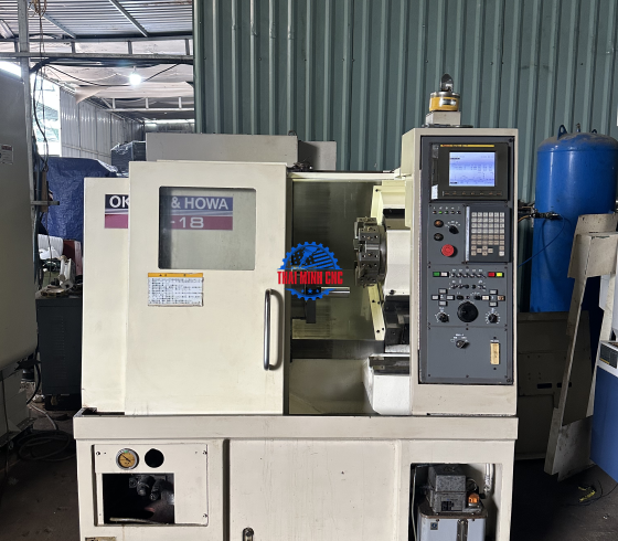 MÁY TIỆN KIM LOẠI OKUMA&HOWA HJ-18 FANUC 21i T