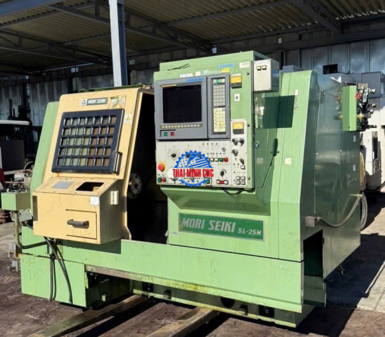 MÁY TIỆN CNC MORI SEIKI SL-25MC FANUC 15T 