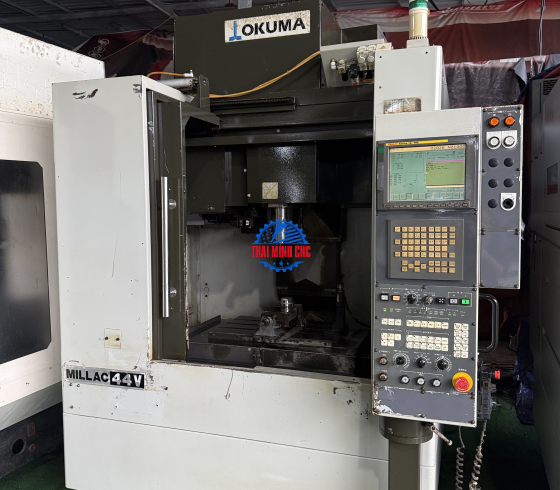 MÁY PHAY KIM LOẠI CNC OKUMA &HOWA MILLAC 44V FANUC 18i MB