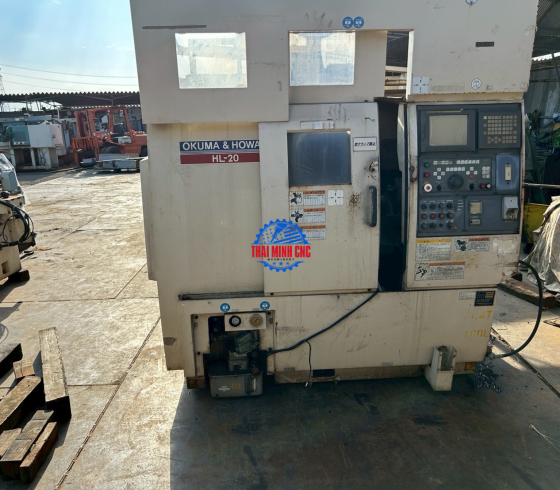 Máy Tiện Kim Loại Okuma&Howa HL-20 Fanuc 18i T No 00856