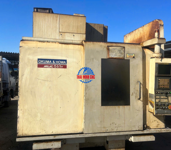 Máy phay Okuma & HOWA MILAC 561v FANUC 16I MB DATE 2008